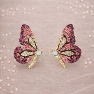 Free People Flutterby Earrings in Pink